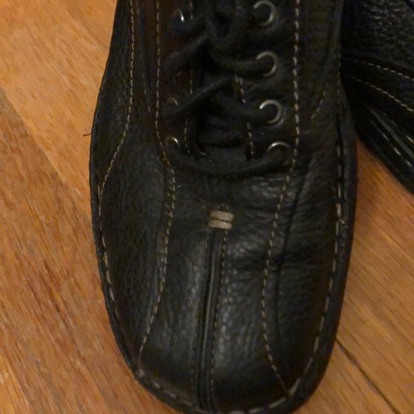 🎉HP🎉Clark’s Men’s Black leather Lace-up Oxfords - Picture 2 of 5